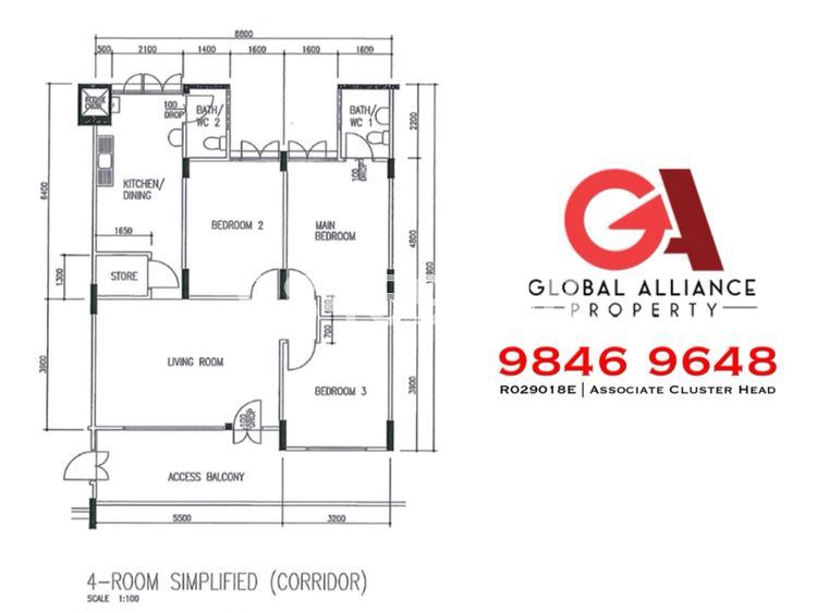 Blk 343 Woodlands Avenue 1 (Woodlands), HDB 4 Rooms #110214672